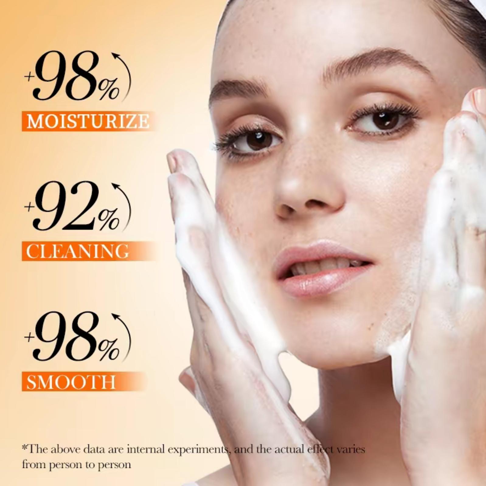 【BUY 1 GET 2 FREE】 Facial Cleanser for Sebum Control & Repair -5X Vitamin C Face Wash with Niacinamide - Gentle Cleaning Moisturizing, 3.52 oz Moisturize Hydrating Hydrate Moisture Daily Cleansing Moisturizer