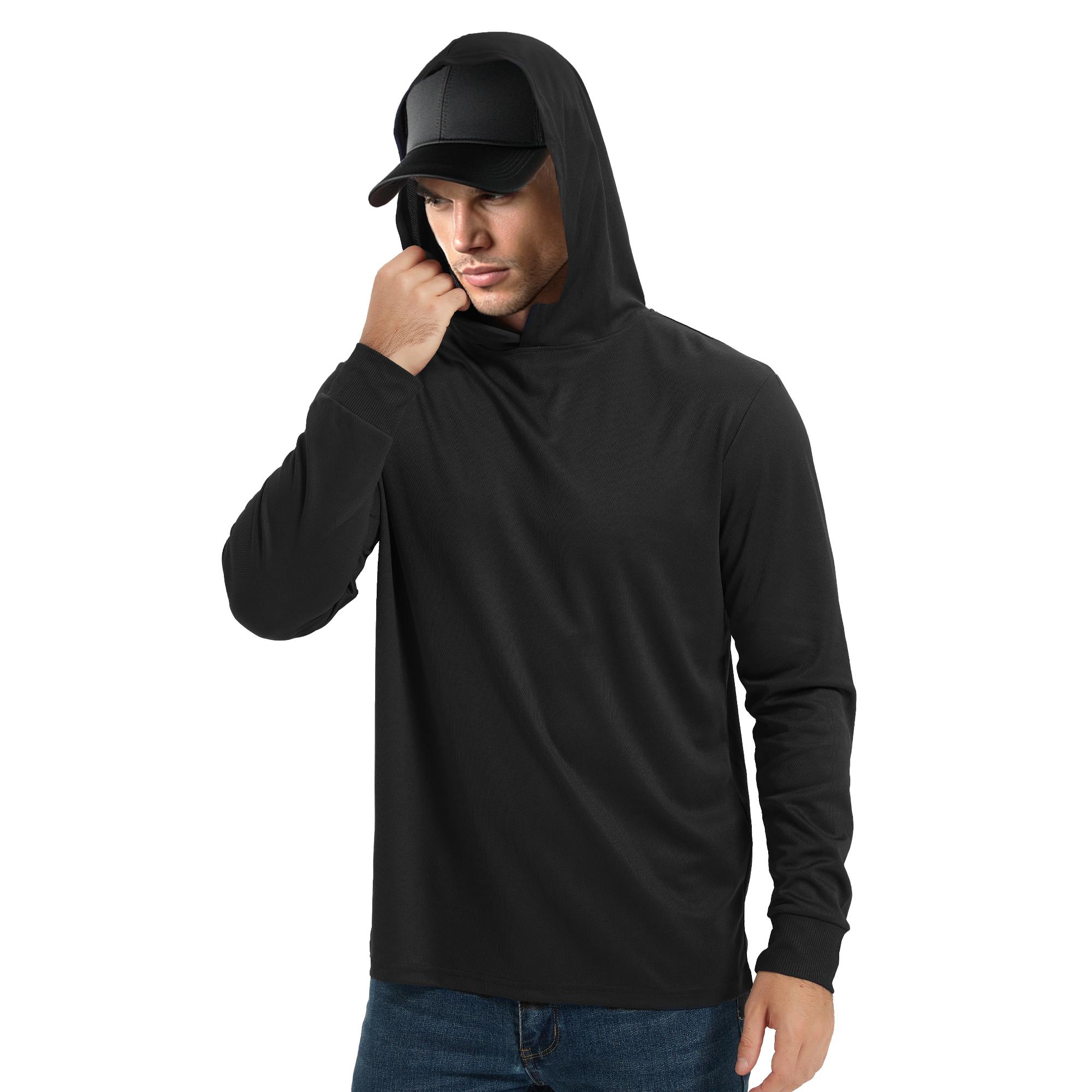 ProtectX 2 Pack UPF 50+ Hoodie Sun Protection Shirt Lightweight Long Sleeve Hi Vis Hooded Shirt Quick-Dry SPF UV Shirt Active Wear ProtectX 2 Pack UPF 50+ Hoodie Sun Protection Shirt Lightweight Long Sleeve Hi Vis Hooded Shirt Quick-Dry SPF UV Shirt Active Wear