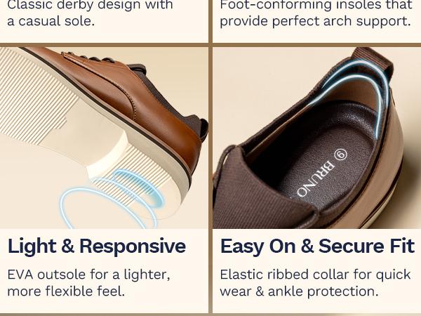 Bruno Marc Men's Lace-Up Comfortable Fashion Dress Shoes