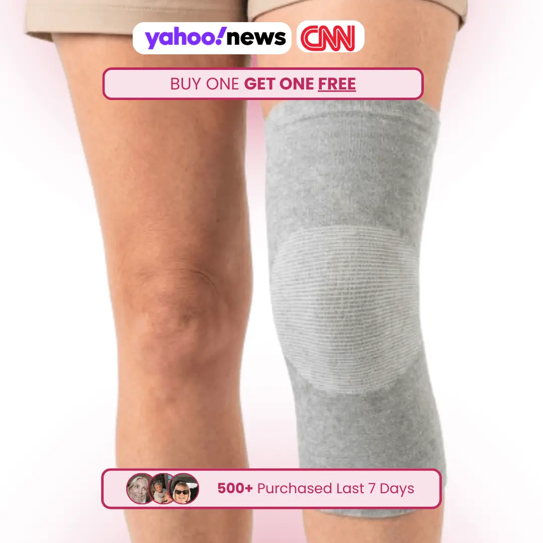 Viral Bamboo Knee Arthritis Relief Sleeve for Women - Gentle Graduated Compression Natural Bamboo Fiber - Buy 1 Get 1 Free