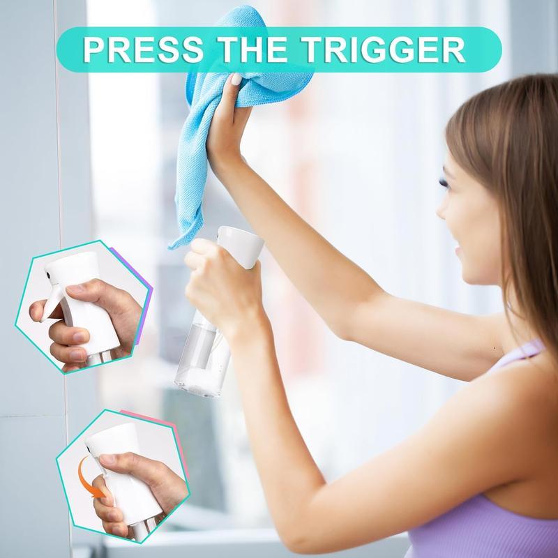 2pcs Continuous Spray Bottle - Ultra Fine Spray bottle,Handheld Sprayer Bottle for Hairstyling, Cleaning, Plants,Pets, Salons & More 2pcs Continuous Spray Bottle - Ultra Fine Spray bottle,Handheld Sprayer Bottle for Hairstyling, Cleaning, Plants,Pets, Salons & More