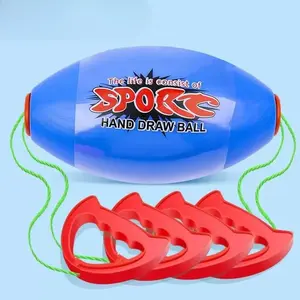 Sliding zoom ball, zipper ball, large fast ball, shuttle ball for two people, zoom ball for children's sports (blue)