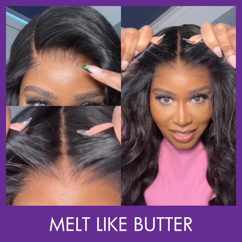 Luvme All Day Comfort Wig Glueless 7x6 Closure Pre Plucked Pre Bleached Pre Cut HD Lace Loose Body Wave Long Wig  Ready To Go