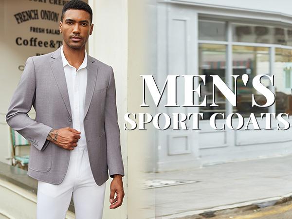 COOFANDY Mens Casual Sport Coat Lightweight Two Button Blazer Slim Fit Business Jackets COOFANDY Mens Casual Sport Coat Lightweight Two Button Blazer Slim Fit Business Jackets