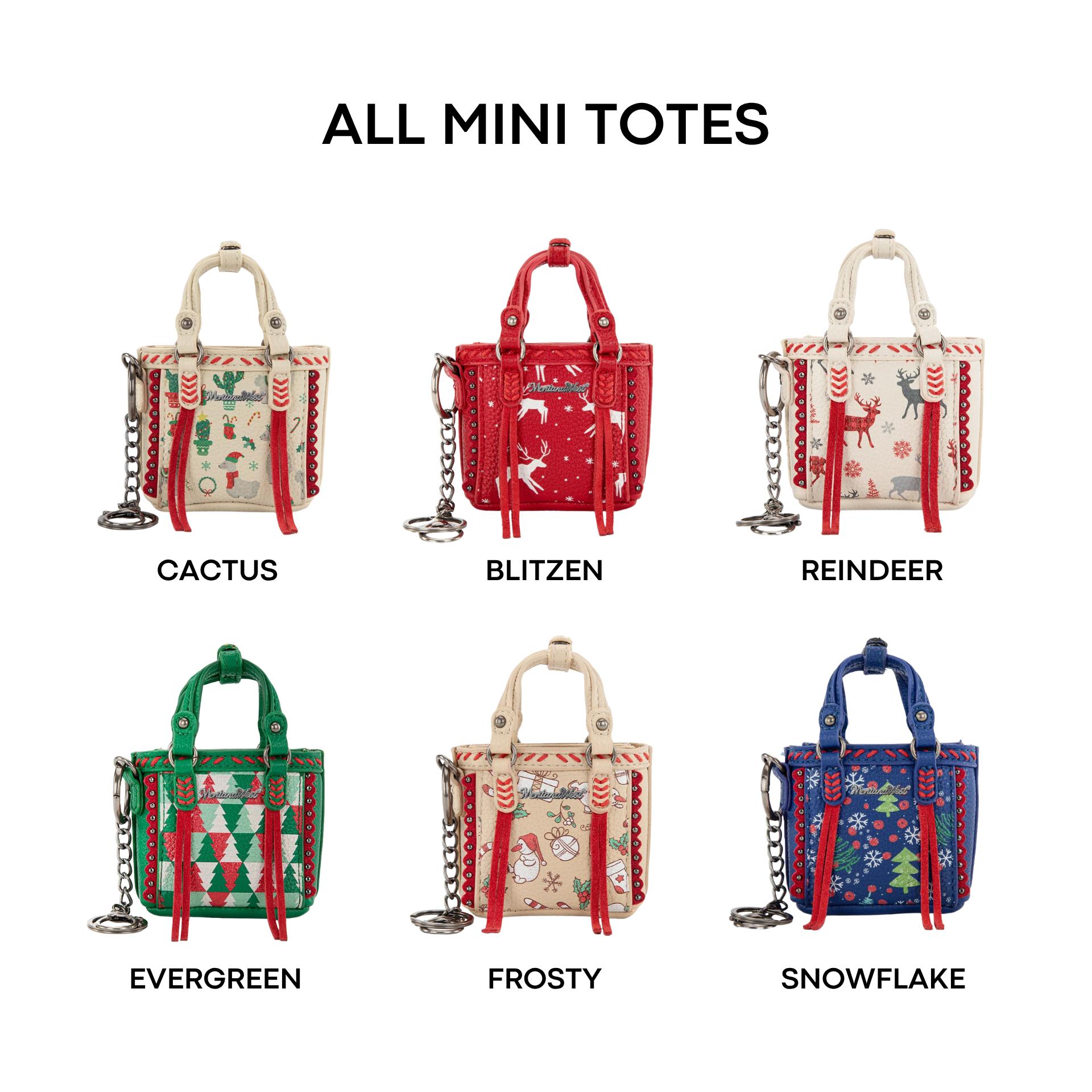 Montana West Mini Xmas Tote Blind Box Gift for Holiday Suprises