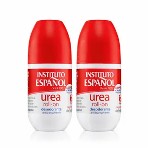 Instituto Español Urea Roll-On Deodorant 2 Pack - Moisturizing Antiperspirant with Urea for Daily Freshness & Skin Care - Long-Lasting Odor Protection