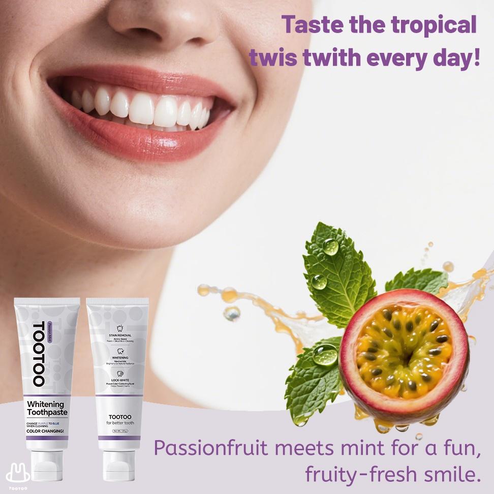 tootoo Whitening Toothpaste : Gentle Stain Removal, Niacinamide Boost 120g TikTokShopHolidayHaul