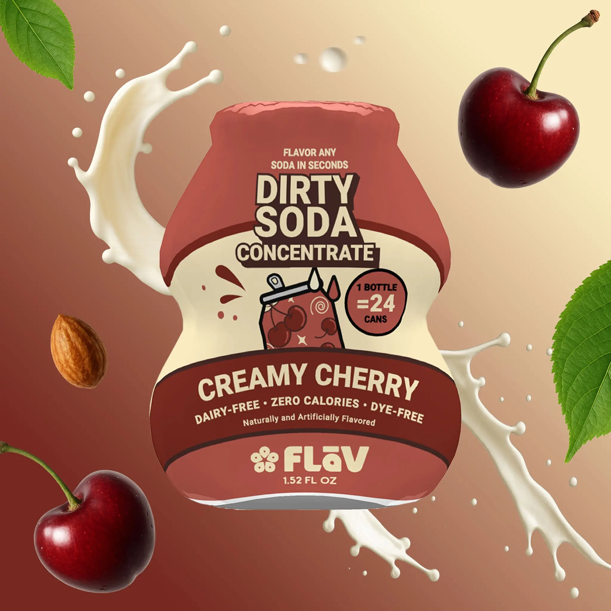 Creamy Cherry Dirty Soda Concentrate Creamy Cherry Dirty Soda Concentrate