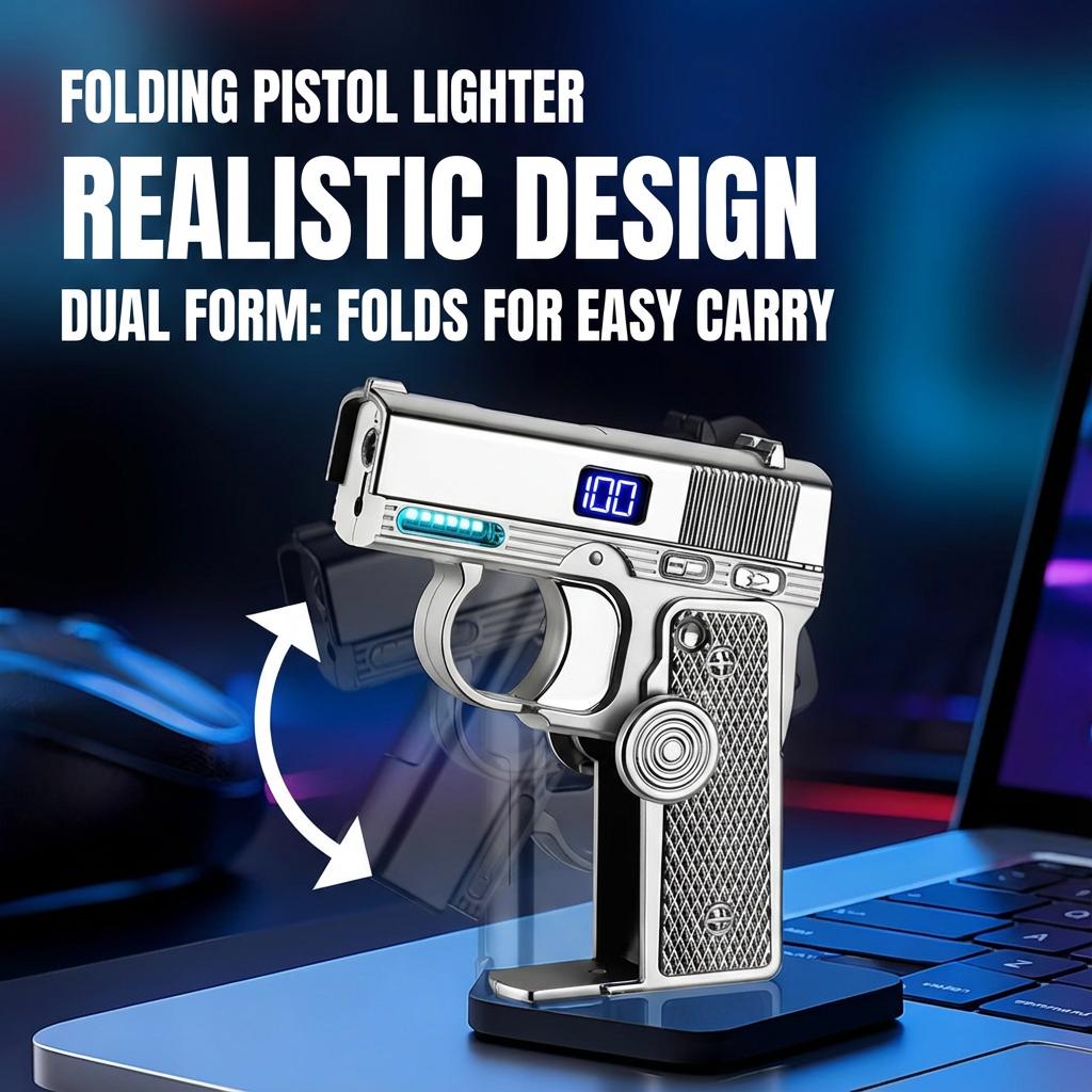 [Excludes Gas] Elegant Windproof Lighter, Multi-Functional Adjustable Flame Lighter, Durable Spinning Top Design, Home Candle Lighting & Outdoor Camping Essential, Creative Birthday Anniversary Gift