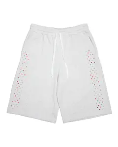 AZVA Studios Crystal Cactus Sweat Shorts Grey