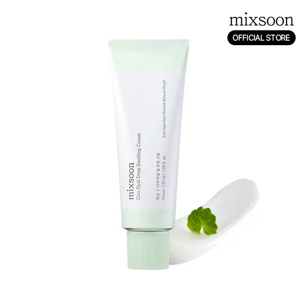 [mixsoon Official] Cica Hyal Deep Soothing Cream 50ml - Hydrating Facial Cream, Moisturizers