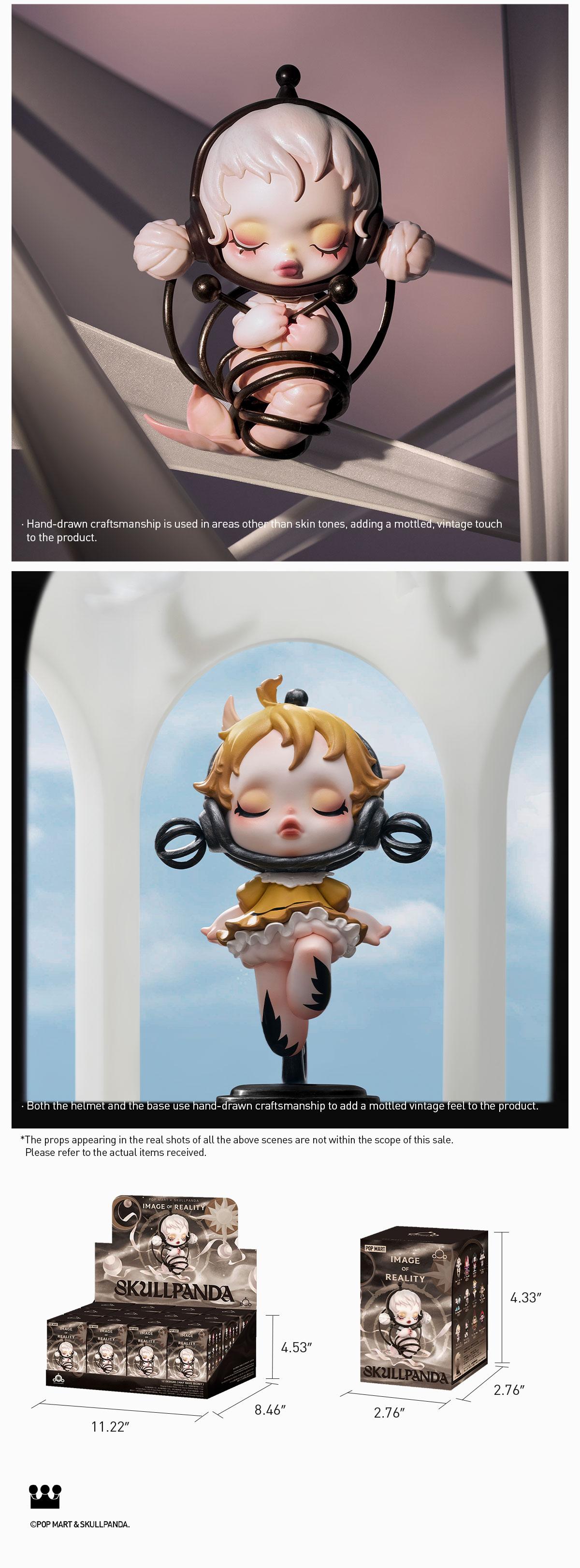 POP MART SKULLPANDA Image Of Reality Series Figures, Blind Box POP MART SKULLPANDA Image Of Reality Series Figures, Blind Box