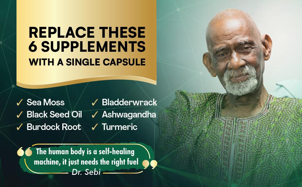 PARROX Sea Moss Supplement - All-in-One Multivitamin with Black Seed Oil, Ashwagandha & 15+ Extra Strength Ingredients - 60 Capsules - Made in USA PARROX Sea Moss Supplement - All-in-One Multivitamin with Black Seed Oil, Ashwagandha & 15+ Extra Strength Ingredients - 60 Capsules - Made in USA