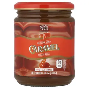 ChocZero Dessert Sauce, Caramel, 12 oz (340 g)