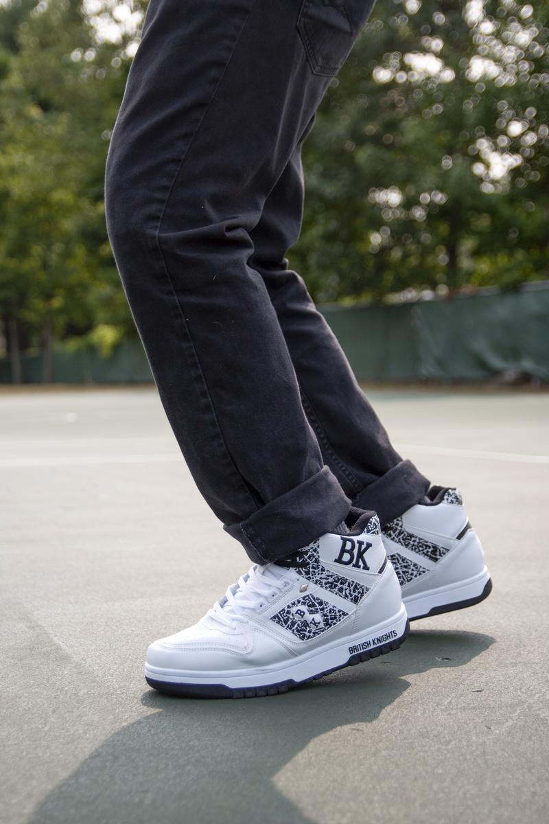 KINGS SL Series Navy White Black Sneakers for Men, Casual Shoes Footwear with BK Logo, Comfortable Sole Training Runner, Perfect Valentine's Day Gift for Men  Athletic Trainer Running