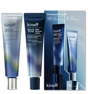 Dermacycle Program All-day & Night 2-Pack Cream for Face, 31 All-Day Shield Cream & 102 Night Renewal Cream, Centella Asiatica and Niacinamide, Korean Skincare (New Package)