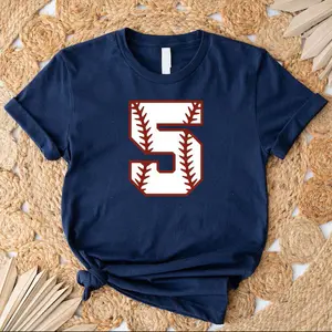 Personalized Baseball Number Shirt for Men Women, Custom Number Baseball Mom Tee, Baseball Jersey Style T-Shirt, Game Day Apparel, Custom Baseball Gift, Soft Cotton Sportswear