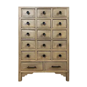 Bleached Apothecary Cabinet