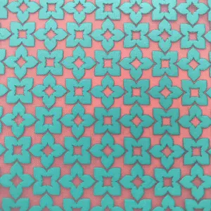 Flowers in the Wind Floral Silkscreen For Crafting For Polymer Clay + Mixed Media