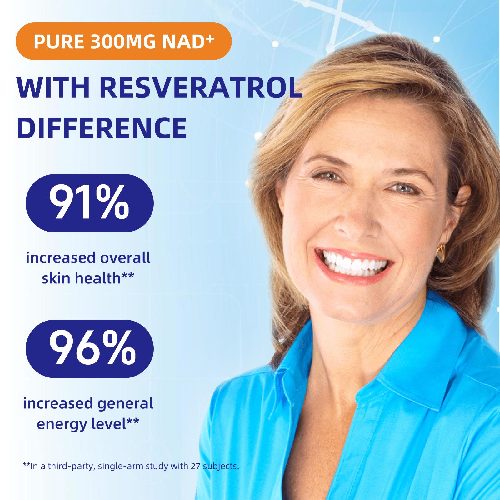 HIILEATHY NAD+ PRO MAX - Revitalize Your Mind and Body with a Powerful Blend of NAD+, CoQ10, and Resveratrol for Ultimate Anti-Aging Support