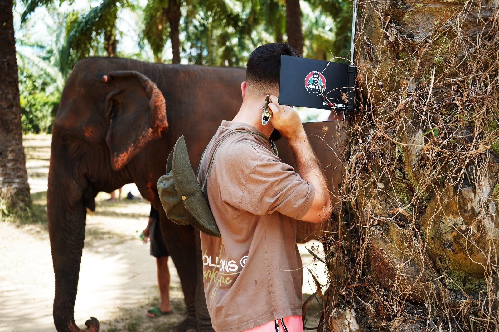 LIPFI'S 360 Barber Mirror – 3 Way Mirror for Self Hair Cutting, Adjustable Trifold Barber Mirror, 3 Sided Tri Fold Self Haircut System for Men & Women Braiding, Professional Mirror for Fades, Lineups, Tapers & Grooming, Folding Mirror for Home & Barbers