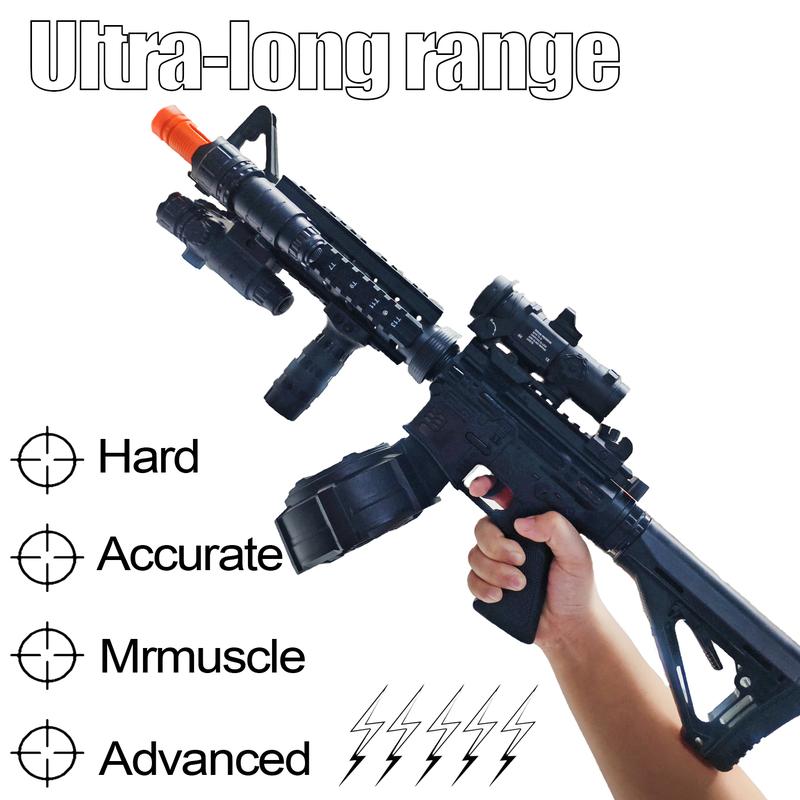 Toy Sniper Rifle with Scope Soft Bullet Toy Gun Shell ejecting Foam Blaster Guns Realistic Fake Prop Dart Backyard Outdoor Shooting Game for Kids Boys Teen Adult Gifts