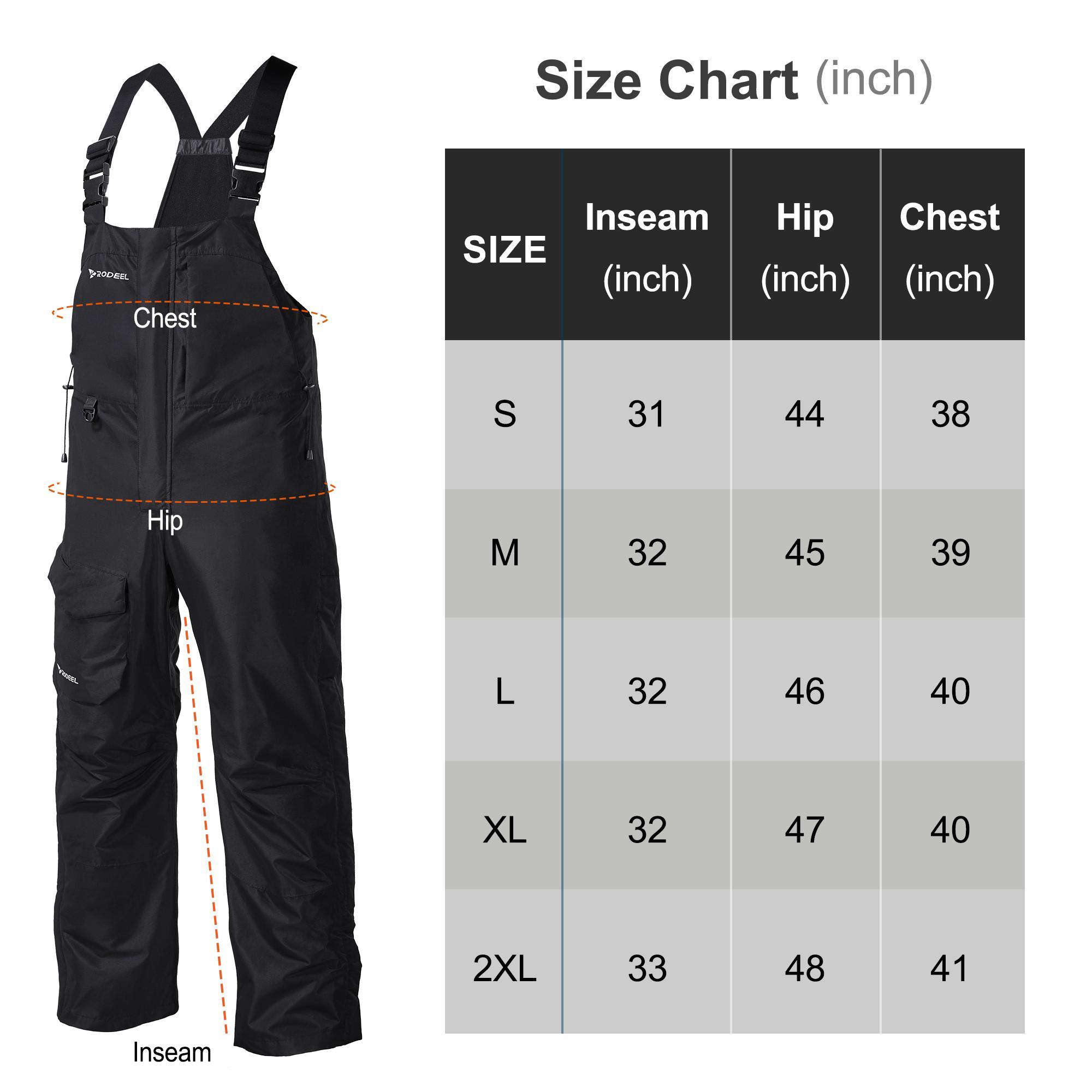 RODEEL 724 Premium Waterproof Bib Overalls Men Tactical Rainwear with Adjustable Suspenders and Multiple Pockets Relaxed Rain Pants Workwear for Outdoor Fishing Boating Car Washing Construction Landscaping Gardening Menswear, Holiday Gift RODEEL 724 Premium Waterproof Bib Overalls Men Tactical Rainwear with Adjustable Suspenders and Multiple Pockets Relaxed Rain Pants Workwear for Outdoor Fishing Boating Car Washing Construction Landscaping Gardening Menswear, Holiday Gift