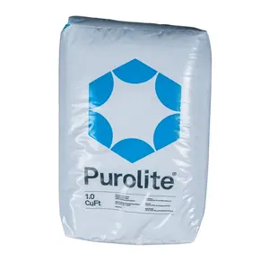 Purolite C-100E Cation Exchange Demineralization Resin, 1 Cubic Foot, 52 Pound Bag