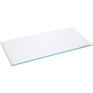Plymor 5" x 10" Rectangle, 5mm Thick Beveled Clear Glass