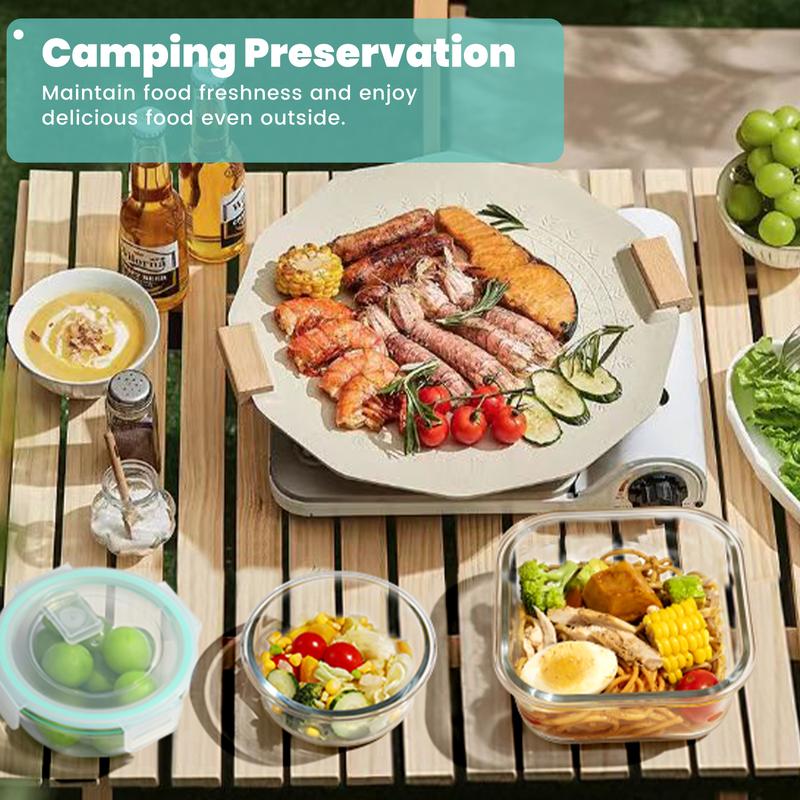 [Official] AISOON 50/40/18 PCs Airtight Food Storage Containers BPA-Free Leak-Proof Stackable Freezer & Microwave Safe Glass Kitchen Plastic Utensils