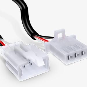 Nilight 2PCS Plug and Play 22AWG 5Feet Wiring Harness Switch Extension Kit for Off Road LED Work Light Bar