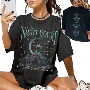 FEEGO Velaris The Night Court Acotar 2 Sided Shirt, Velaris The Night Court Shirt, Court Of Dreams, Inner Circle Acotar Tee, Unisex Short Sleeve Tee