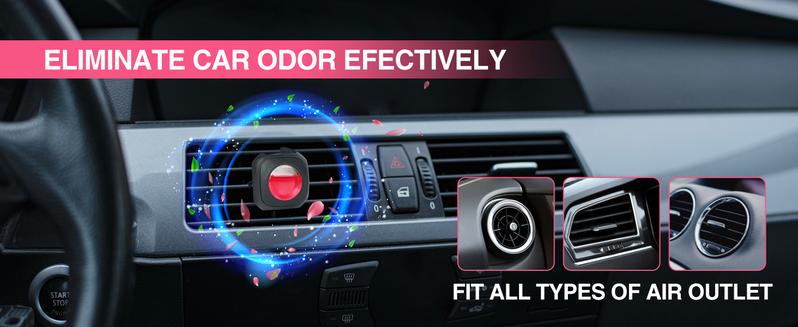 Long-Lasting Scented Car Air Freshener – Vent Clip Car Diffuser