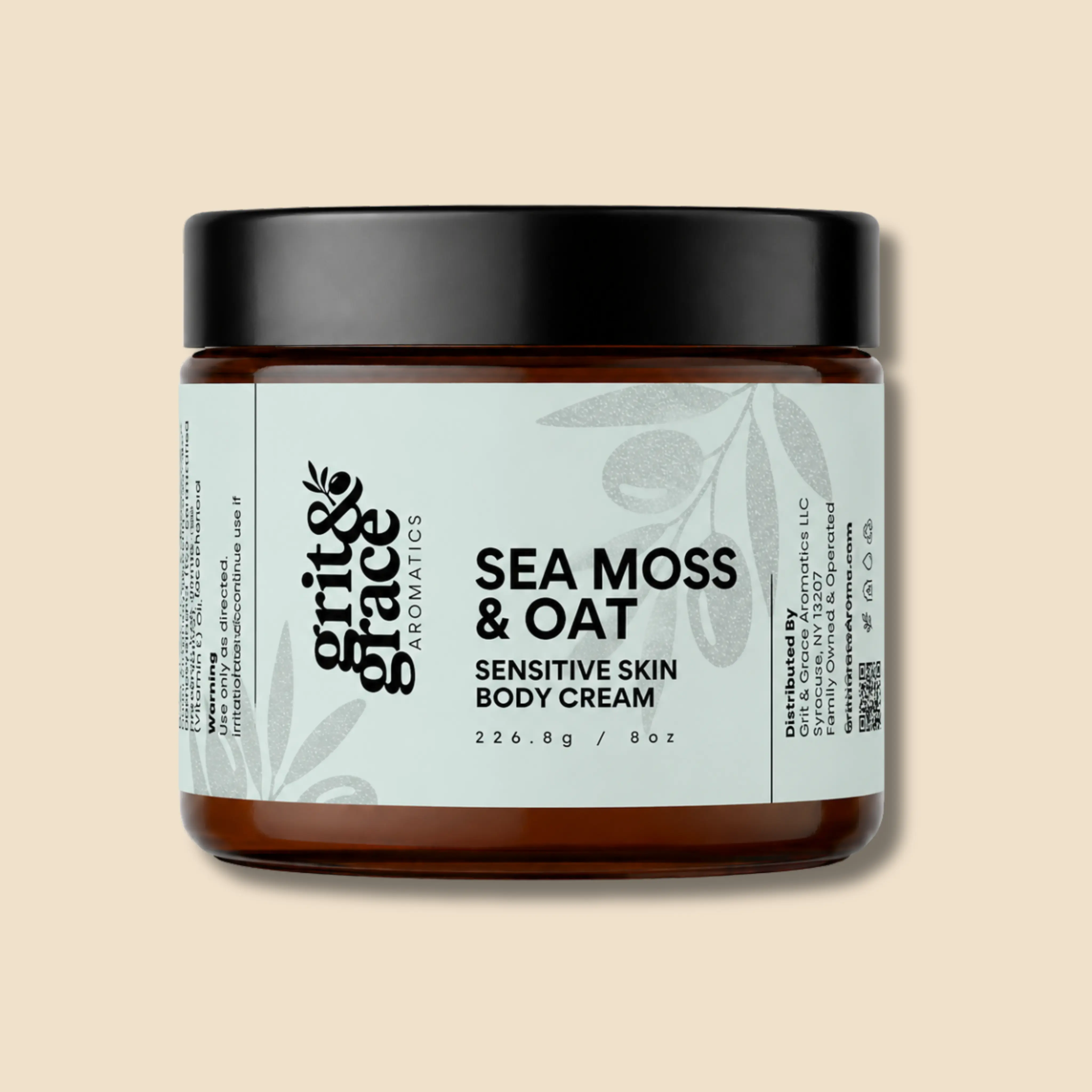 Sensitive Skin Body Cream | Sea Moss, Colloidal Oats, Shea Butter + Aloe Vera