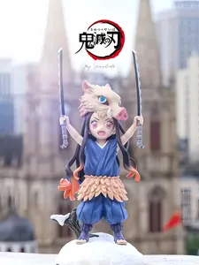 20cm Anime Demon Slayer Figure Kamado Nezuko Midouzi Cos inosuke Kimetsu Figurine PVC Decoration Statue Model Toys Gift