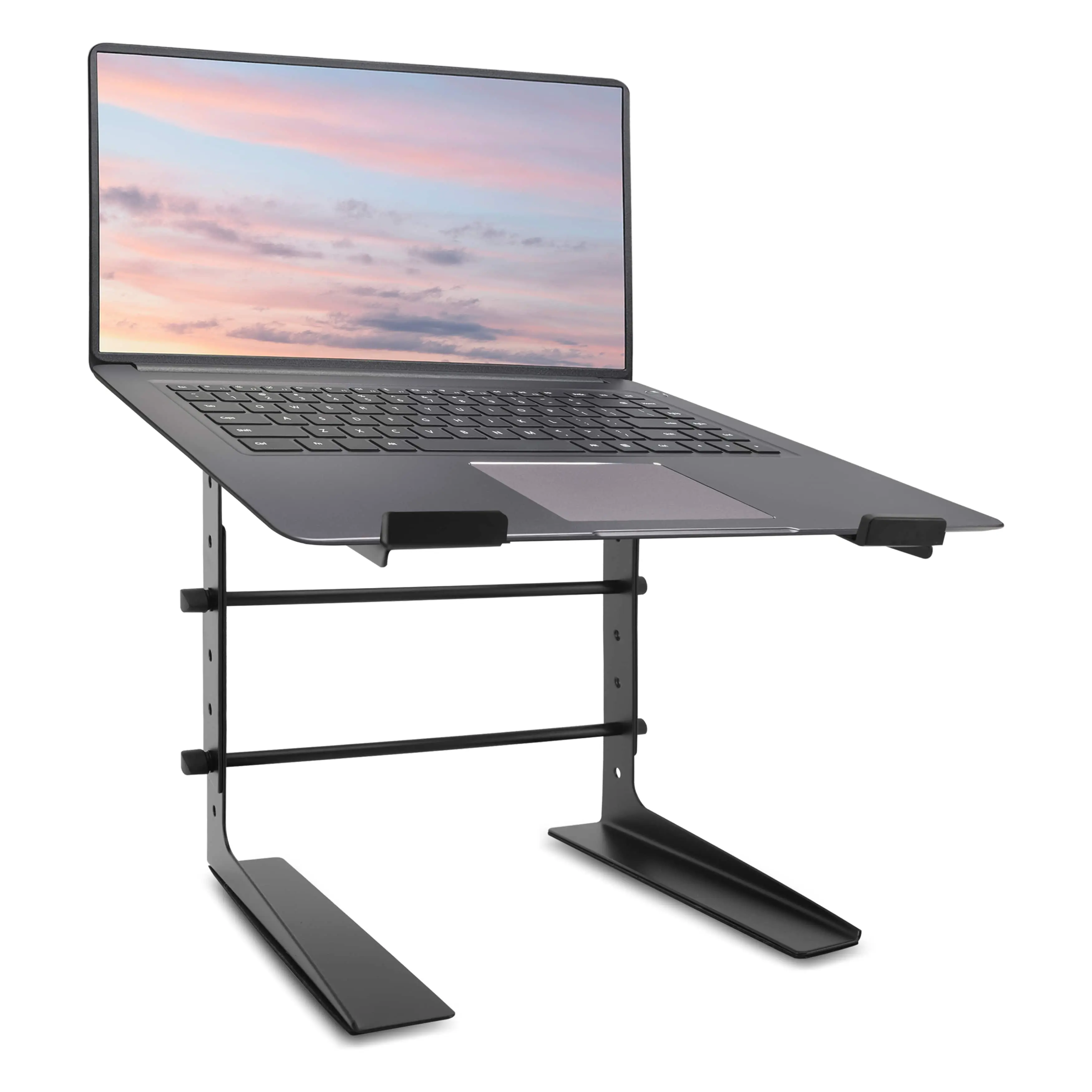 Portable Laptop Stand - 6.3" to 10.9" Adjustable Laptop Desk Stand with Anti-Slip Base - Ideal for Home, Studio, Office & Travel Use
