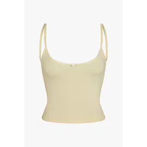 SCOOP BACK CAMI IN BUTTER