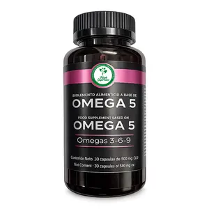 High Supreme Omega 3 6 9 Complex – 500mg per Serving – 30 Softgel Capsules – Essential Fatty Acids Triple Blend for Heart Health, Brain Function & Skin Vitality – High-Potency Omega 3 6 9 Supplement – Non-GMO & Pure