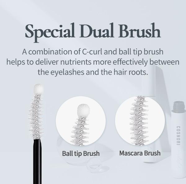 [COSNORI] Long Active Eyelash Serum 2-Pack (0.3 fl. oz. x2) | Korean No.1 Lash Serum | Vegan & Prostaglandin-Free | Daily Lash Care