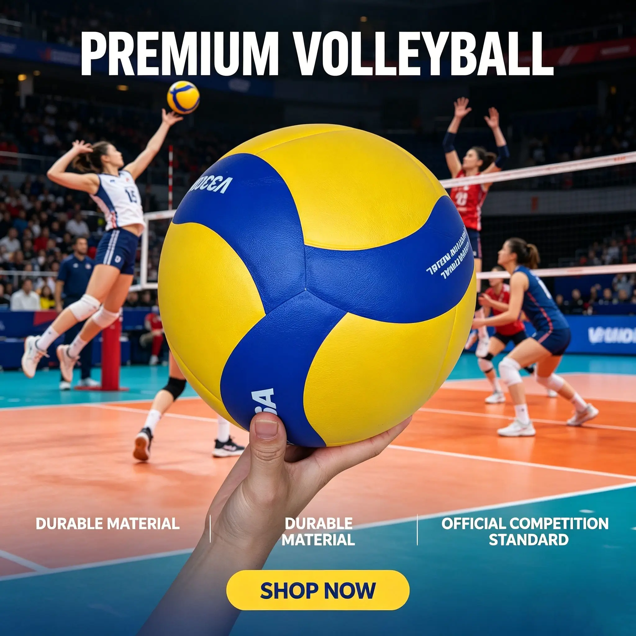5-Number PU Leather Super Soft Volleyball, Volleyball Balls, Sports Ball, Ideal for Indoor and Outdoor Use, Durable and Comfortable, Perfect for Beginners, Teens, Adults