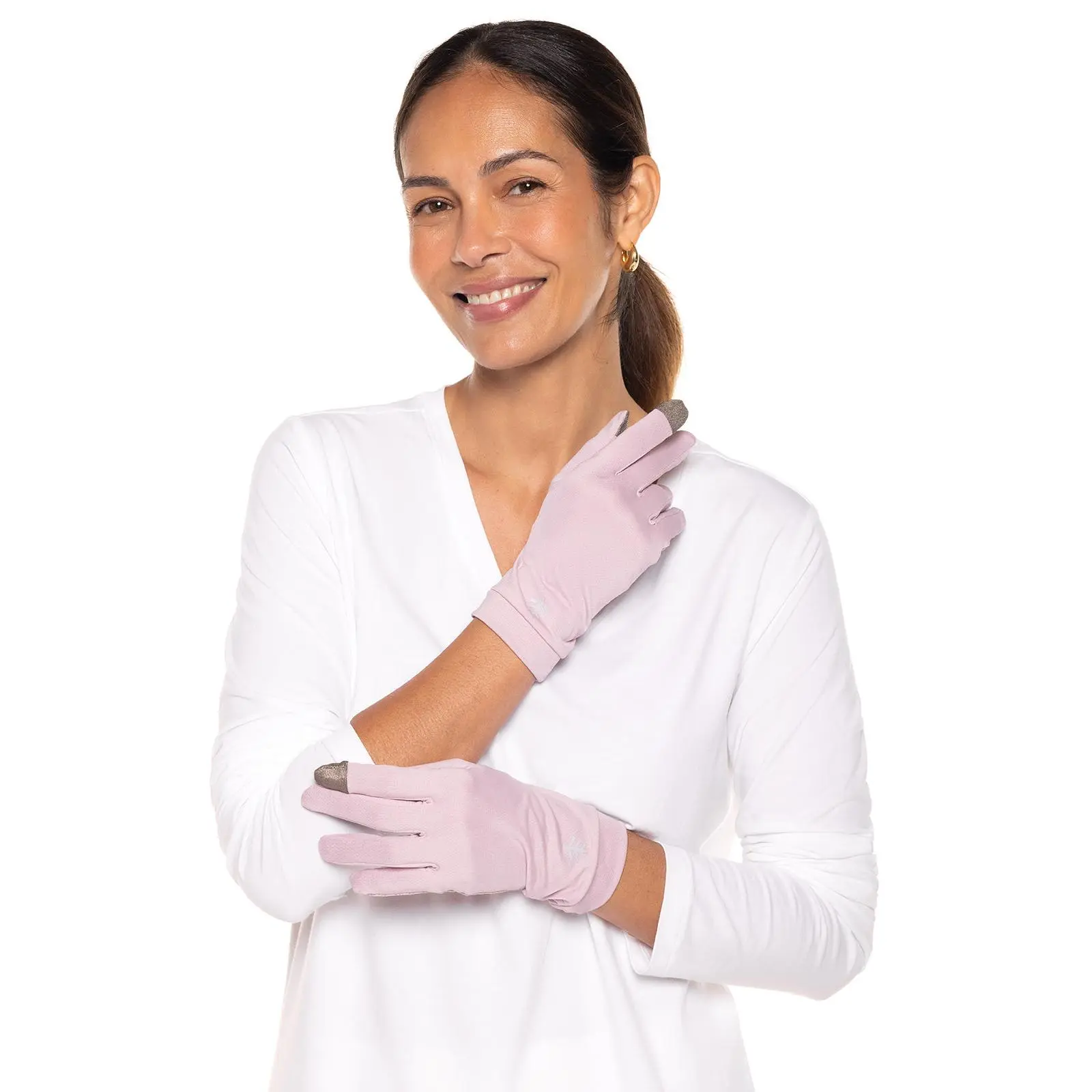Gannett | Unisex Full Finger Gloves | Dusty Mauve