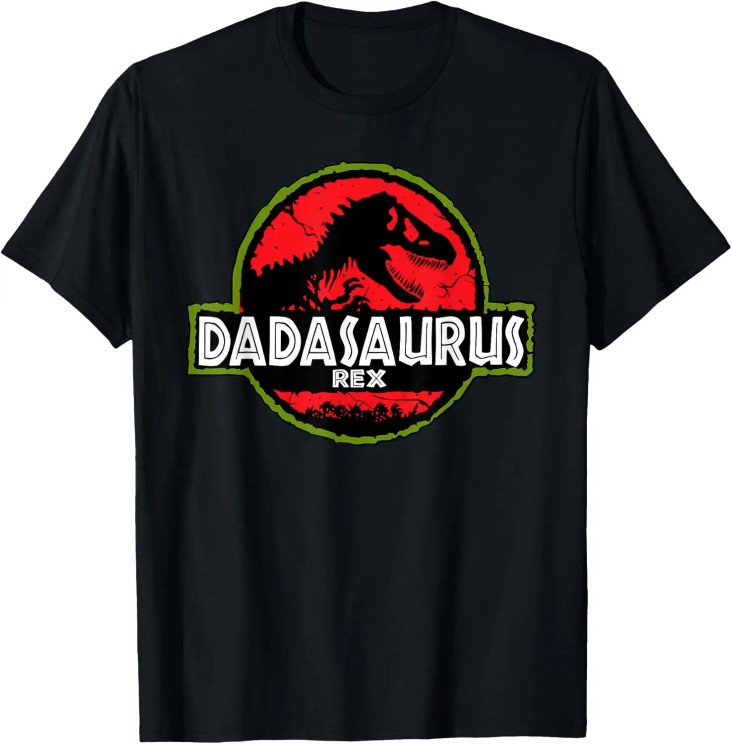 Dadasaurus Rex Dad Funny Gift T-Shirt Pure Cotton for Men & Women ...