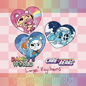 Dandy’s World x Care Bears Keychains