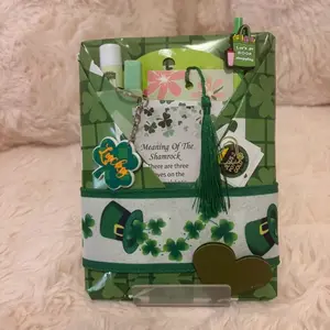 (St. Patricks theme) Book or Journal Wrapped