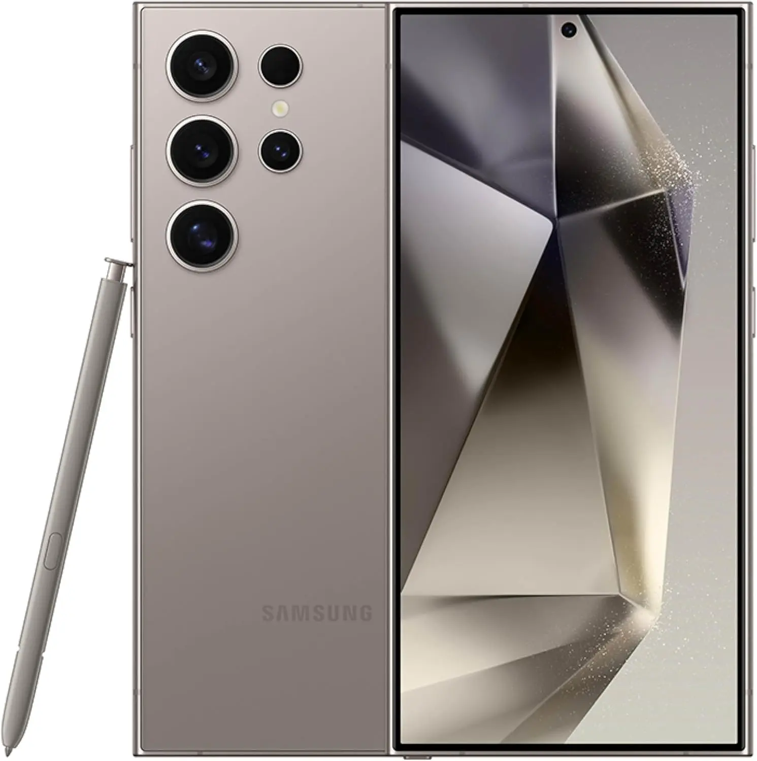 REFURBISHED Samsung Galaxy S24 Ultra 5G Unlocked Android Smartphone - 512GB Titanium Gray, Large Screen, Advanced Camera, Built-In Stylus, Wireless Charging, Premium Grade