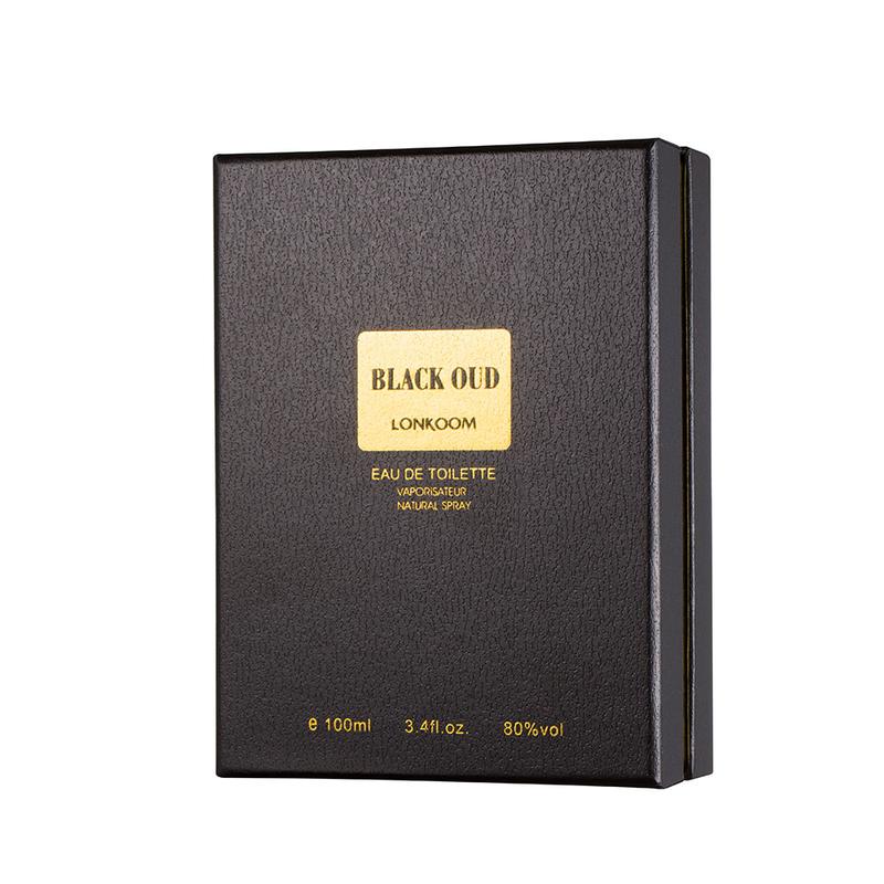Long Lasting Perfume 100ml Woody Aromatic Fragrance FOR MAN Halloween  Gifted package Lonkoom 100ml Perfume OUD BLACK EDT
