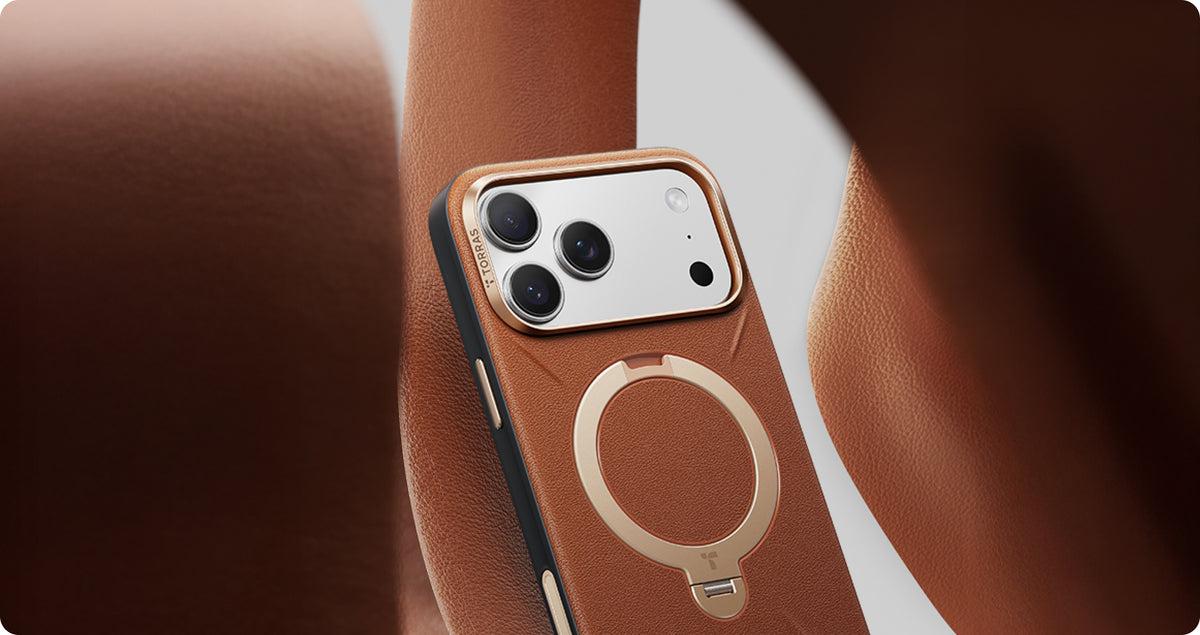 TORRAS Vegskin for iPhone 17 Pro Max Case with 360° Ring Stand & Protection 4-Meter Anti-Fall Shockproof Cover&Phonecase&Magesafe TORRAS Vegskin for iPhone 17 Pro Max Case with 360° Ring Stand & Protection 4-Meter Anti-Fall Shockproof Cover&Phonecase&Magesafe