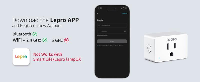 Lepro P1 Smart Plug Mini 15A, WiFi Outlet Plugs Compatible with Alexa & Google Assistant, Voice/APP Control, Timer & Group Controller, ETL & FCC Certified, 2.4GHz Only