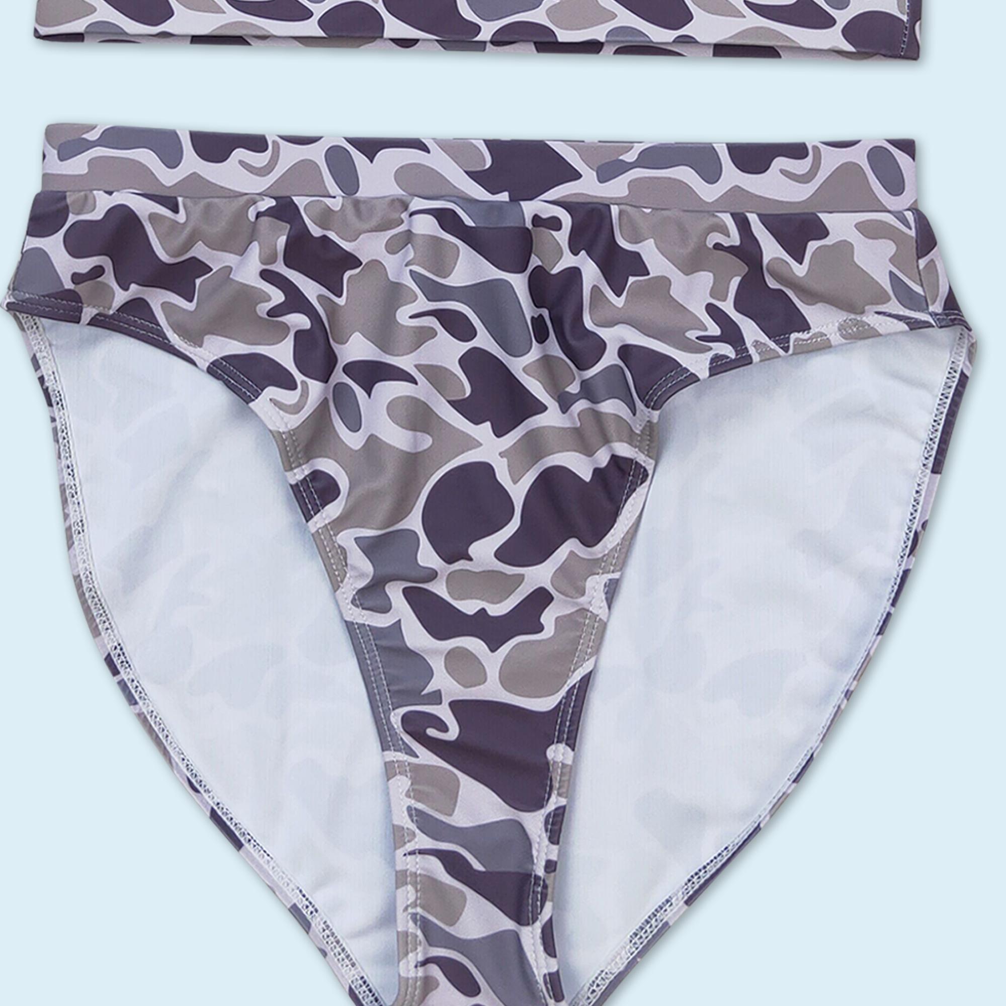 Camo print kids boy family summer swim trunks family swimwear two pieces bikini set soft breathable swimsuit