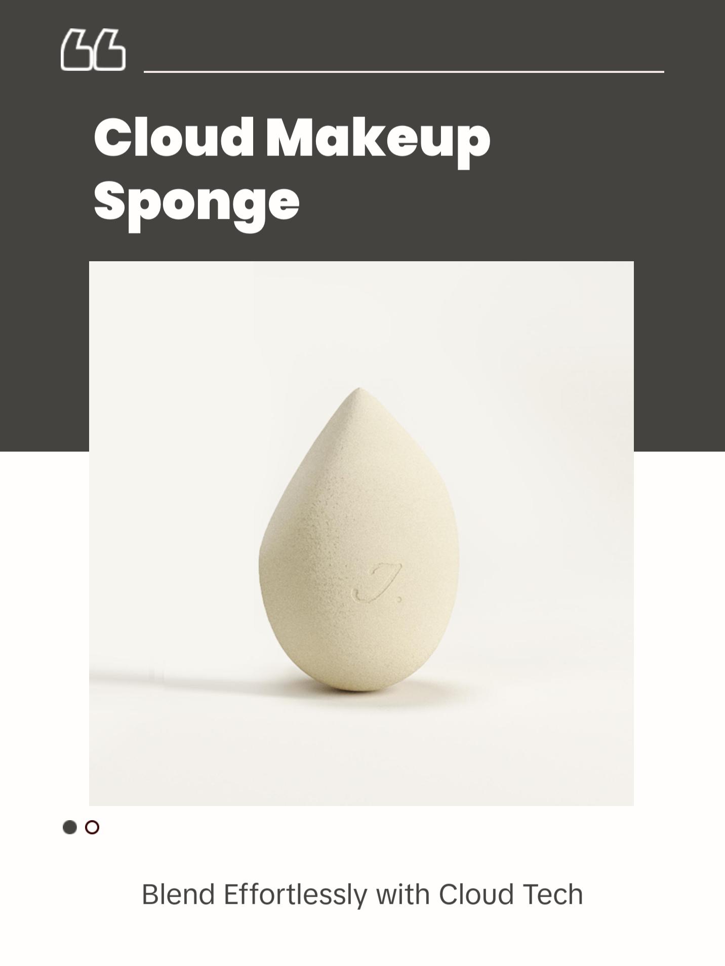 JUNOCO Cloud Makeup Sponge